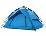 Палатка Naturehike 3-местная, быстросборная, синяя