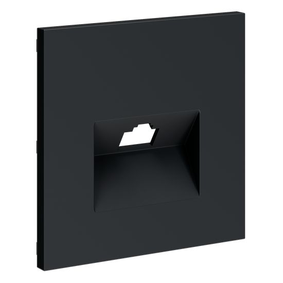 Накладка для розетки компьютерной RJ45 кат.6, S70 (графит)