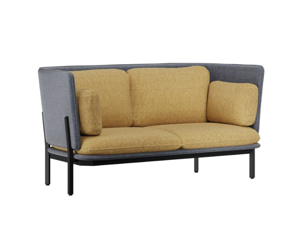 Диван двухместный с низкой спинкой СТАТО