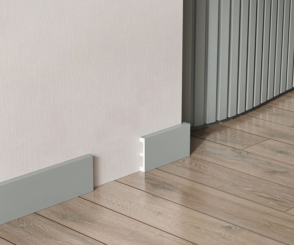 Плинтус Ecopolymer, 80x15 мм