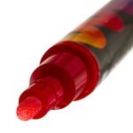 Маркер меловой "POP-ART" КРАСНЫЙ, 3,5 мм, сухостираемый, для гладких поверхностей, BRAUBERG, 151521