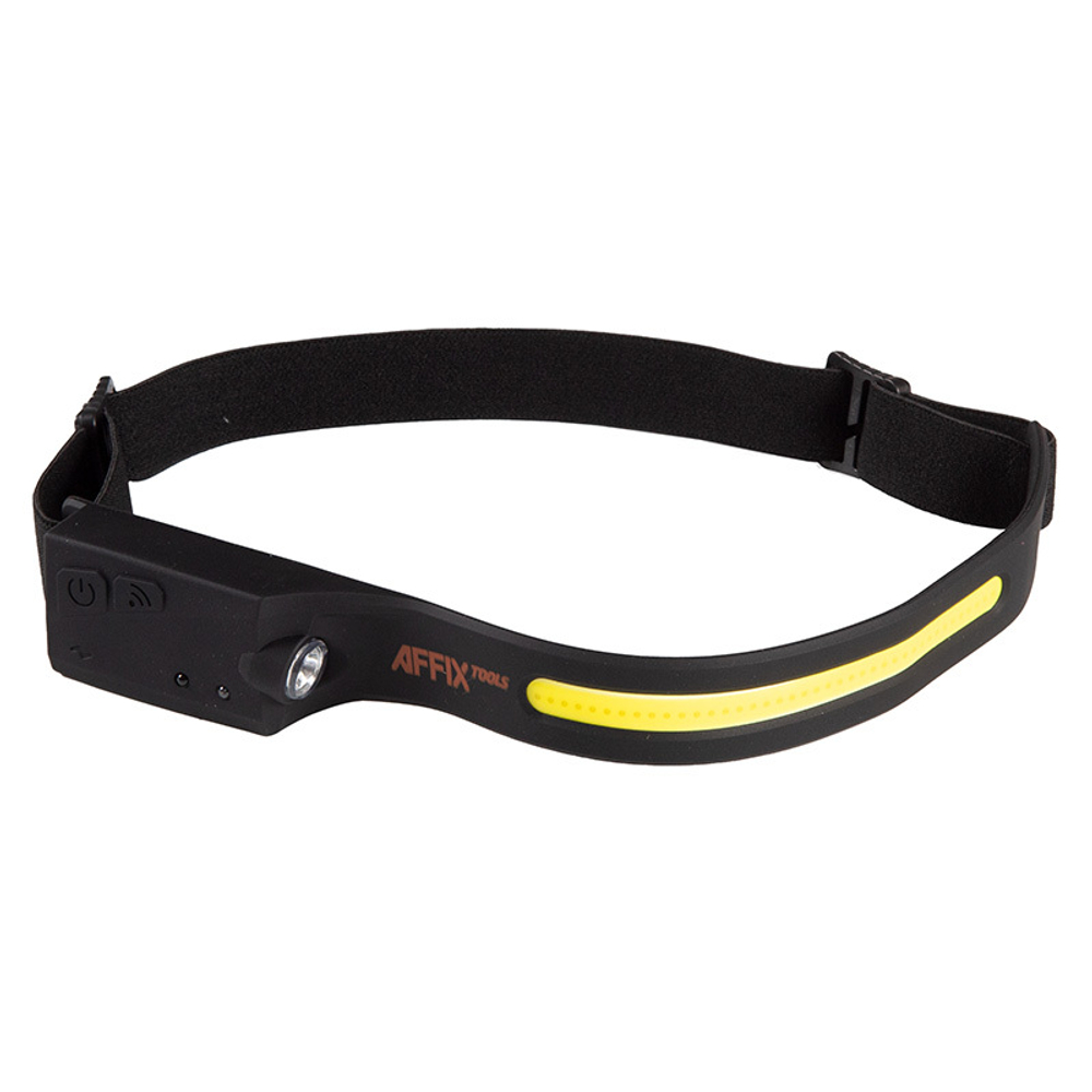 AFFIX (AF89000101) Фонарь светодиодный, налобный, 1+1 элемент, 3,7 В