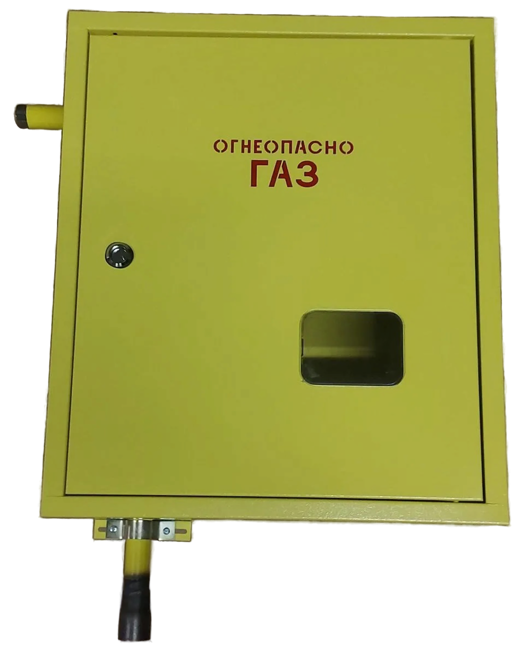 Шкафной газораспределительный пункт ГРПШ-ОХТА-RF-25-1-НЛ-С4-Ф-П1 исп. 25/1 (желтый)
