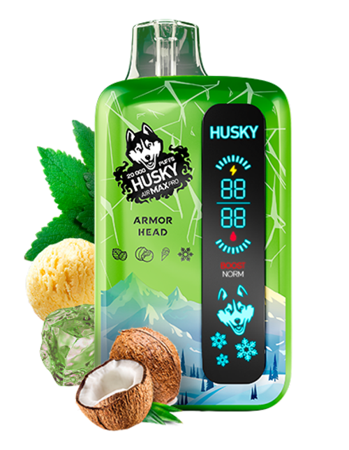 Одноразовая электронная сигарета Husky Air Max Pro - Armor Head (20000 затяжек)
