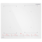 Индукционная варочная панель с объединением зон Bridge Induction и Booster MAUNFELD CVI604SBEXWH Inverter