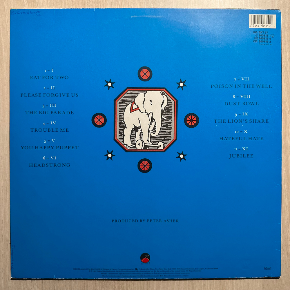 10,000 Maniacs - Blind Man's Zoo (Европа 1989г.)description