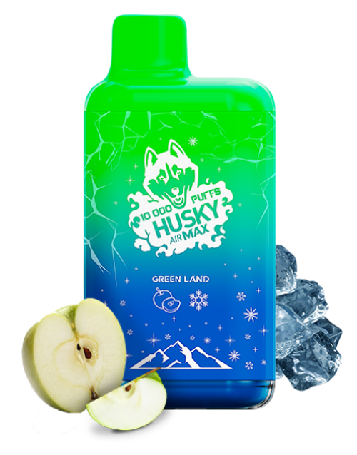 Одноразовая электронная сигарета Husky Air Max - Green Land (10000 затяжек)
