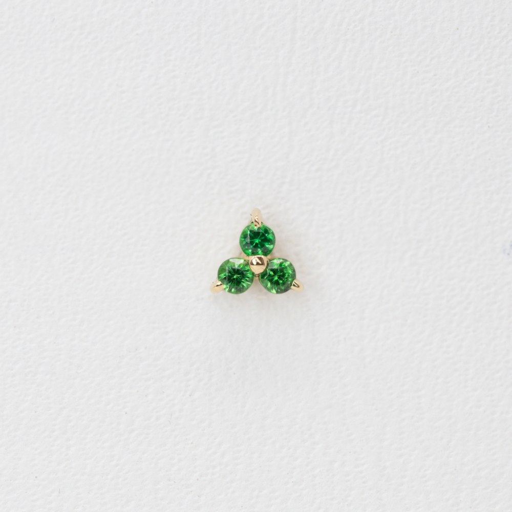 Threeleaf tops with Precious gems