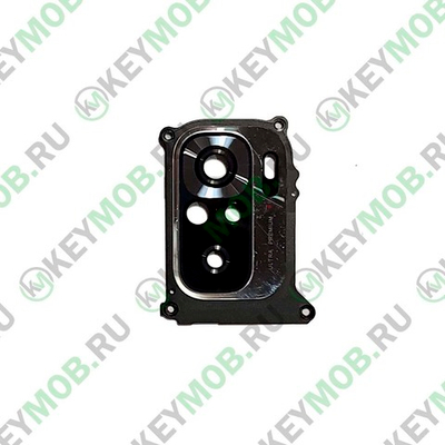 Стекло камеры в рамке для телефона Xiaomi Redmi Note 10S, Синий