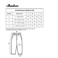 Брюки SHADOW URBAN CLASS, черный