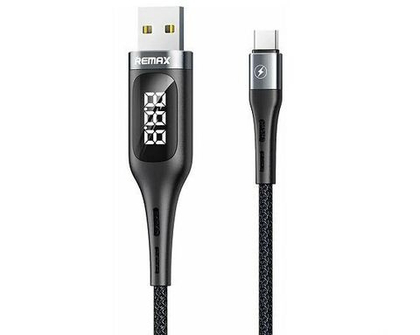 USB cable Type-C 1.2m Leader Smart Display(RC-096a)(Remax) 2.1A black