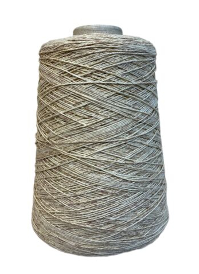 Пряжа на бобине (Италия) 90% лен 10% хлопок 100г - 320м 345г