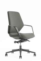 Кресло Давос-M STAR-C-M Темно-серый/Металл Черный