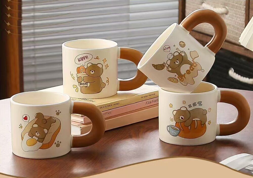 GAEM Кружка, 260 мл, L14 W8,5 H8 см, 4в.