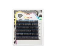 Ресницы двухтон синие 0,10/mix С Lovely 10-14мм 6 линий