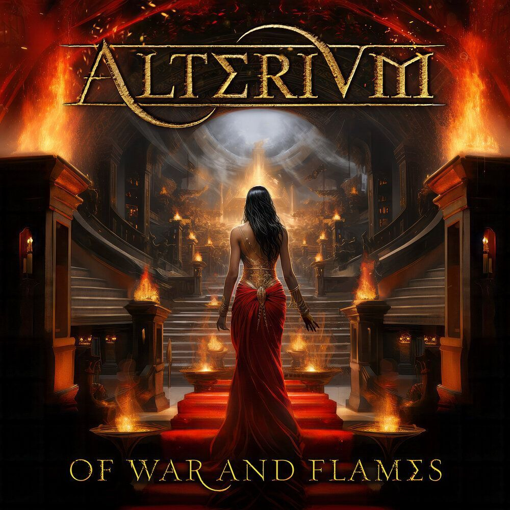 ALTERIUM - Of War and Flames 2024, музыкальный компакт диск