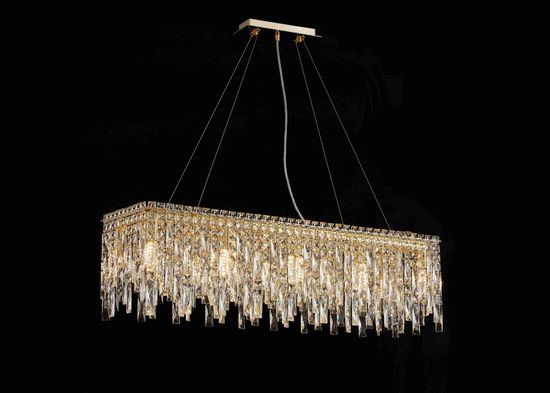 F52-L1000*W280*H270(1200) H GOLD (1) Люстра (в 2-х коробках) NW