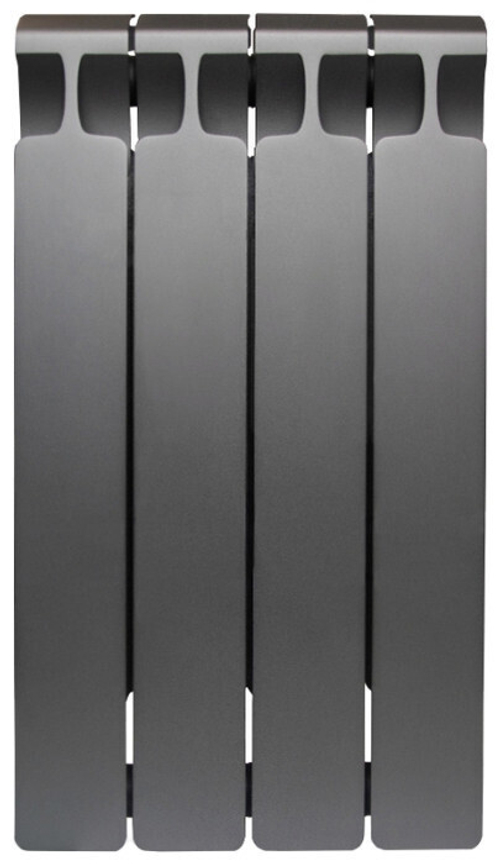 Радиатор биметаллический монолитный секционный с боковым подключением RIFAR MONOLIT 500/100, цвет ТИТАН