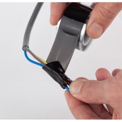 Изолента ЭРА PRO PROSS25 силиконовая самослипающаяся 25 мм х 3 м черная | Изолента