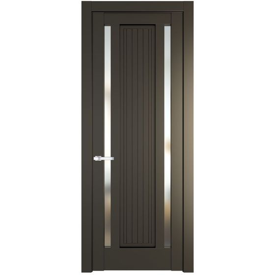 Фото межкомнатной двери эмаль Profil Doors 3.5.1PM перламутр бронза стекло матовое