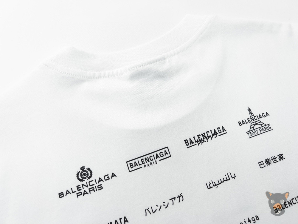 Футболка Balenciaga "Logos"