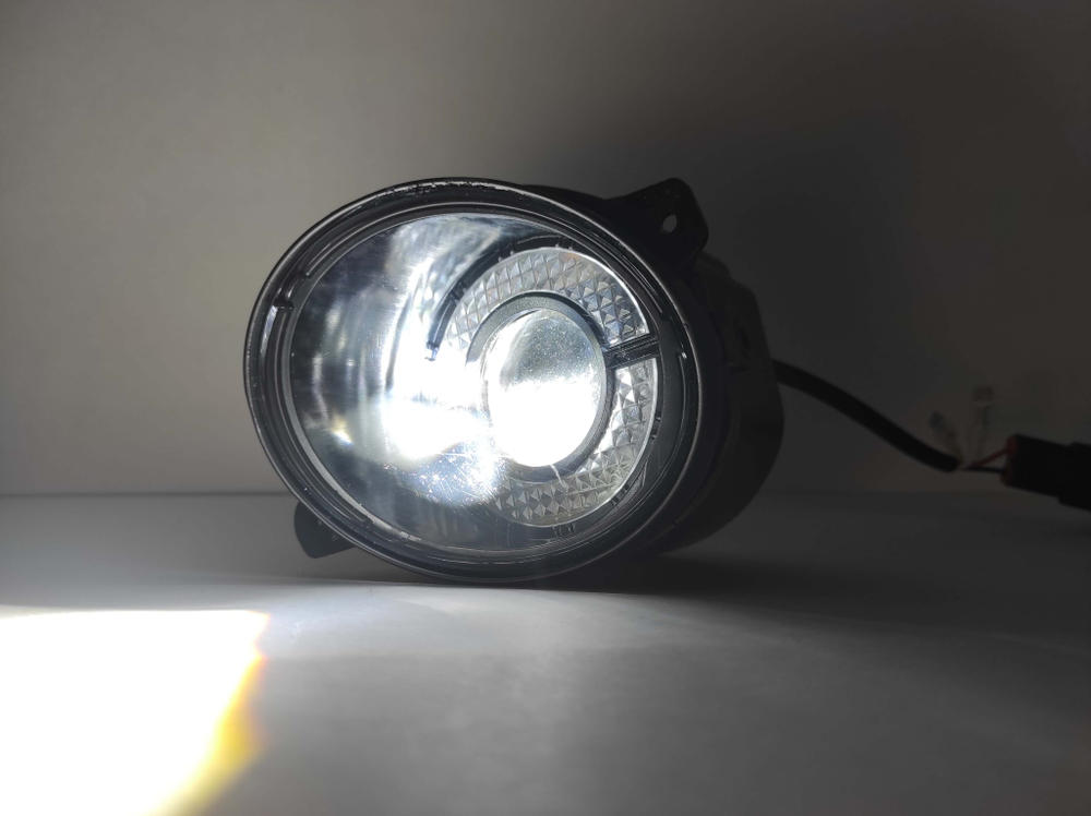 M78 - Б. Дальний / ПТФ M78 линзы Bi-LED, для Lada Largus, Kalina, Kalina II, Granta, Datsun, светодиодные противотуманные фары (2 шт. / комплект) АКЦИЯ