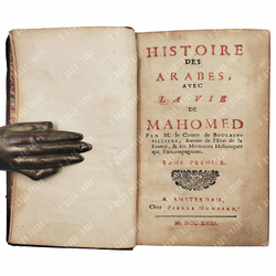 [История арабов с жизнью Магомеда] Histoire Des Arabes Avec La Vie de Mahomed. Tome 1-2, 1731.