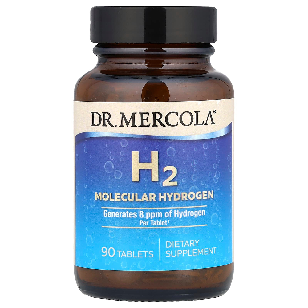 Dr. Mercola, молекулярный водород H2, 90 таблеток