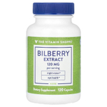 The Vitamin Shoppe, экстракт черники, 120 капсул (60 мг в 1 капсуле)