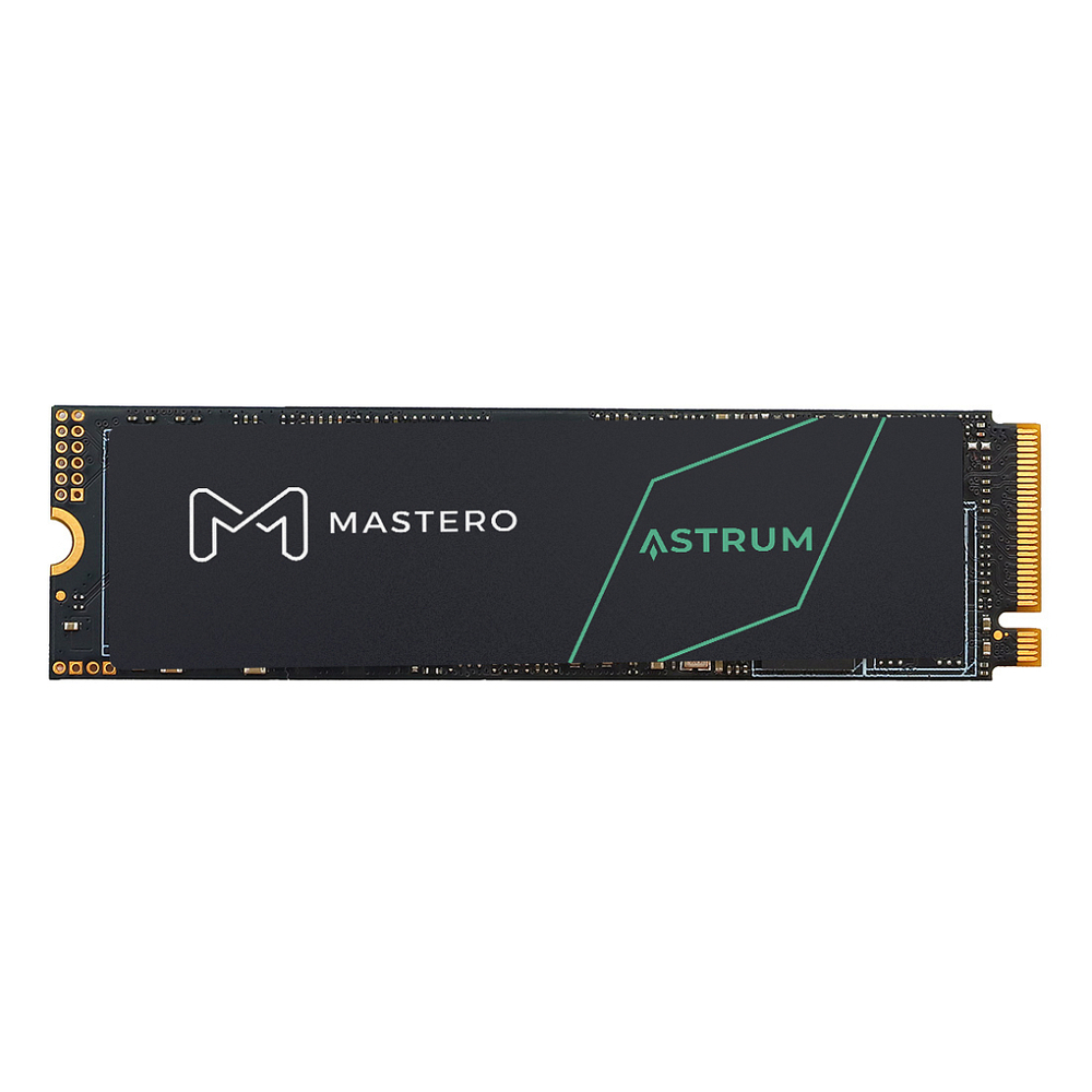 SSD Mastero ASTRUM 1Тб, M.2 2280, NVMe, Retail, TLC, PCIe4.0, Чтение:7000мб/с, Запись:6500мб/с (MST-AST-SSD-M2-1TB)