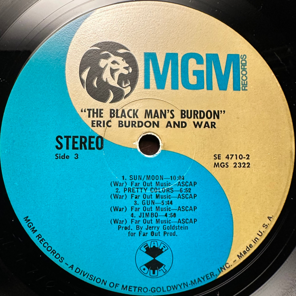 Eric Burdon And War - The Black-Man's Burdon 2LP (США 1970г.)
