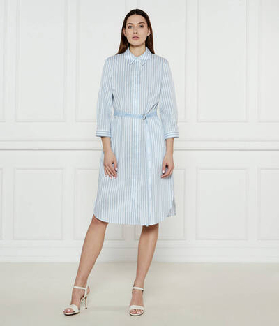 Платье с ремешком Dominique Joop! - голубой(30046521)