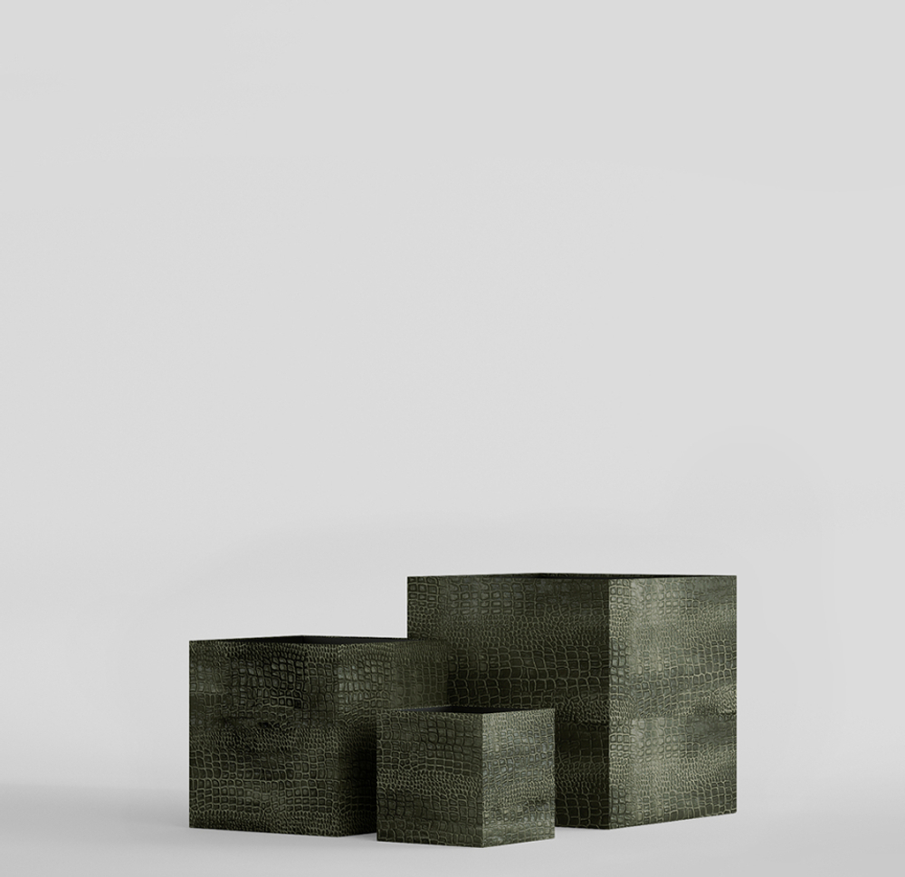 Кашпо, коллекция Surface, форма CUBE