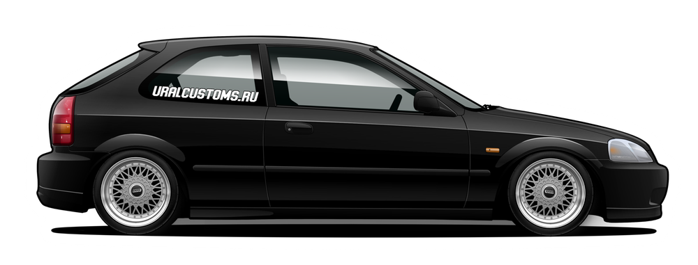 Civic BBS RS Серебро