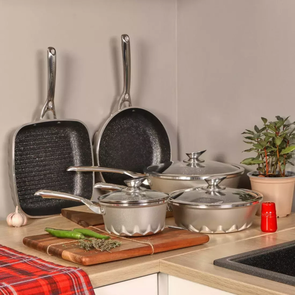 Вок с крышкой 28см Kitchen Star Artmartin