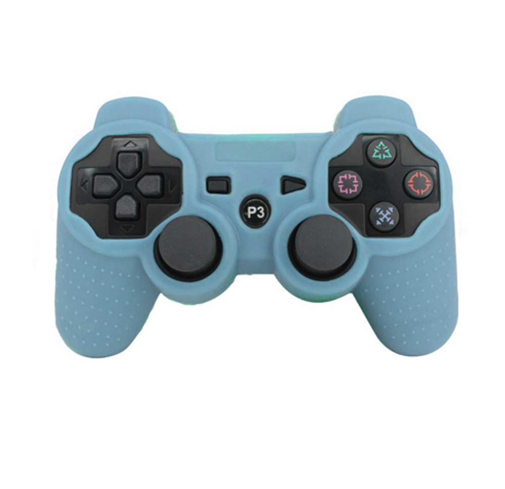Чехол для беспроводного контроллера DualShock 3 (Светло синий)
