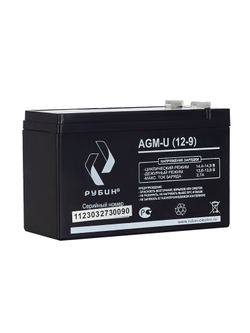 Аккумулятор РУБИН 12V 9Ah AGM