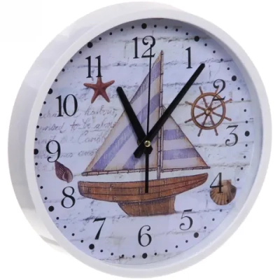 Часы настенные «Яхта» D30см 9516D