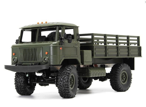 Радиоуправляемая машина WPL Газ 66 грузовая RTR 4WD масштаб 1:16 2.4G - WPLB-24-R-Green