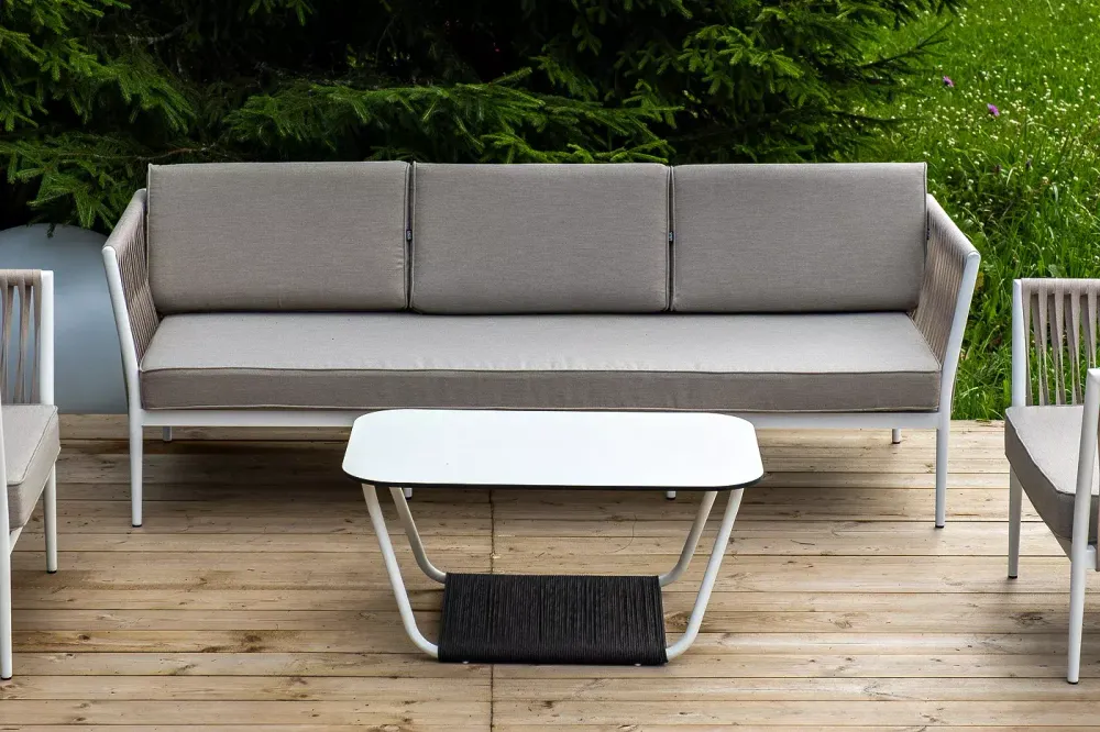 "Касабланка" лаунж-зона плетеная из роупа 5-местная, цвет бежевый