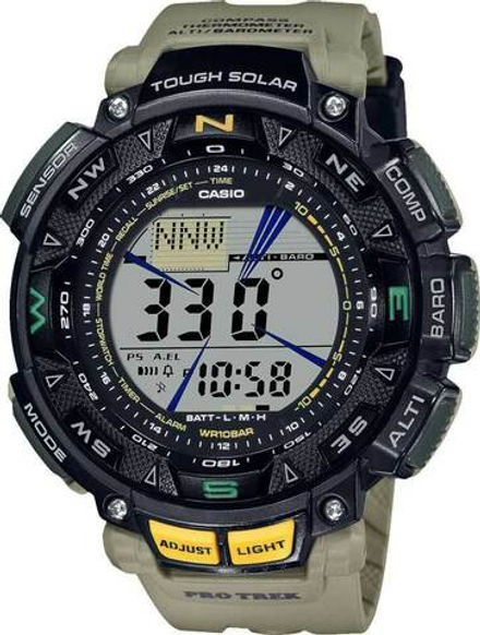 Японские наручные часы Casio Pro Trek PRG-240-5ER с хронографом