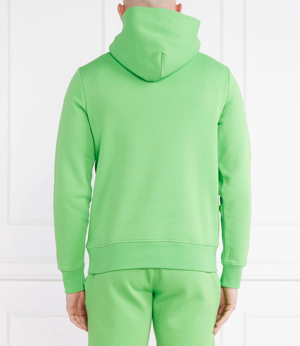 Худи hilfiger curve logo hoody Tommy Hilfiger - зеленый(MW0MW30013)