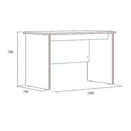 ЕКАТЕРИНА Кабинет. Стол письменный ЕС 5001 L=1200