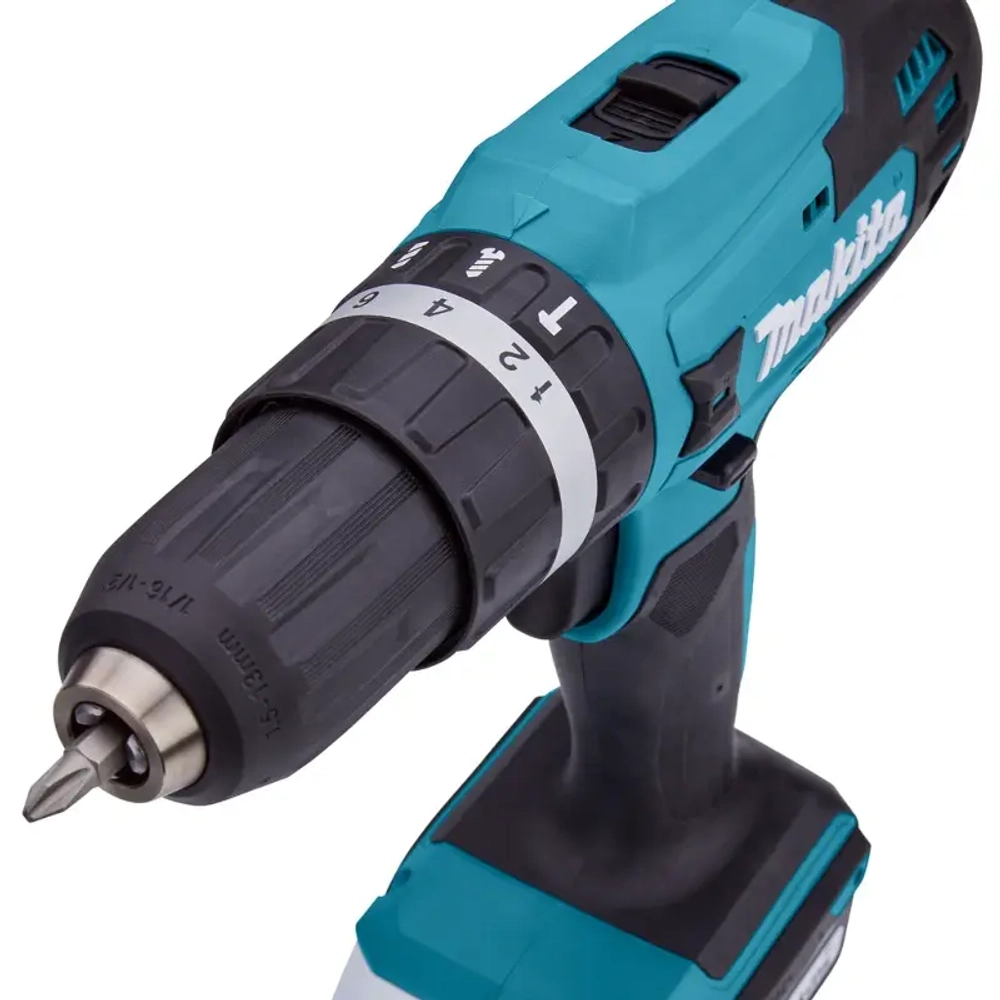 Makita HP488D002 аккумуляторная ударная дрель-шуруповерт (2 х 1,5 Ач, З/У)
