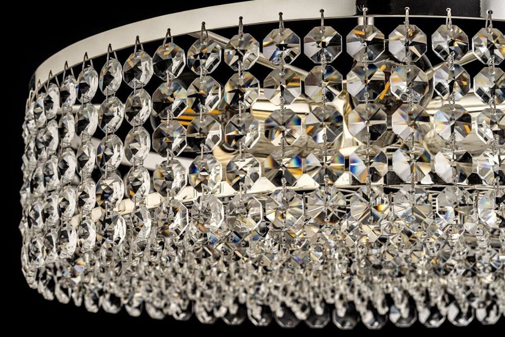 Люстра на штанге Arti Lampadari Sara Silver Sara E 1.3.40.101 S