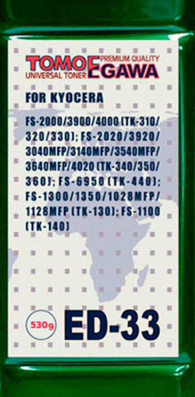Тонер для KYOCERA FS-4020DN (TK-360) (530гр, ED-33 TOMOEGAWA) Green Line
