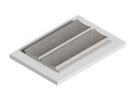 Стеновая панель HiWood декорированная, 270x12 см