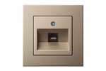 Розетка Компьютерная (RJ45) Шампань LIREGUS EPSILON