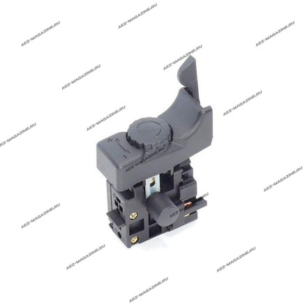 Выключатель подходит для дрели Интерскол ДУ-1000 (в пакете с наклейкой)