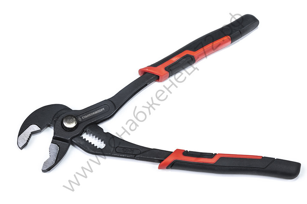 Клещи переставные с кнопочным фиксатором, 250 мм CS-21.02.11